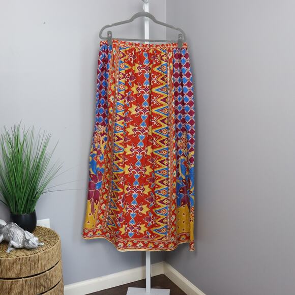 Vintage unbranded cotton maxi skirt no size, see measurements - Picture 1 of 5